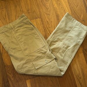 Madewell Khakhi Cargo Pants Curvy 90s (14W)